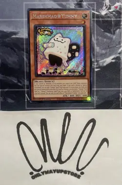 Yugioh MarshmaoYummy DOOD-EN024 Secret Rare 1st Ed Near Mint - Image 1