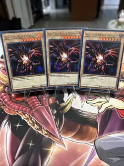 3x Red-Eyes Black Dragon LC01-EN006 Ultra Rare Limited Edition NM Yugioh Playset - Image 1