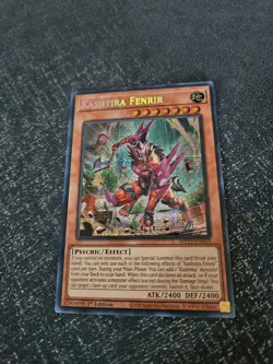 Yugioh Kashtira Fenrir 1st Edition Prismatic Secret Rare MP23-EN163 - Image 1