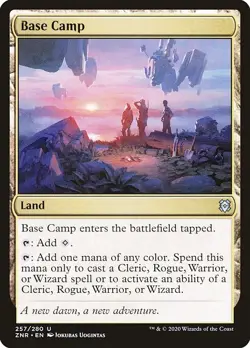 BASE CAMP x4 mtg NM-M Zendikar Rising 4 Unc - Image 1