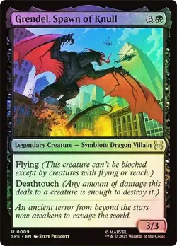 Grendel, Spawn of Knull Marvel's Spider-Man Magic The Gathering MTG - Image 1