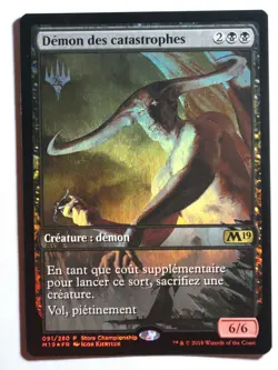 Demon des catastrophes Promos - Demon of Catastrophes MTG Magic VF NM - Image 1
