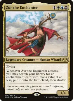 Zur the Enchanter Foil - Dominaria Remastered MTG-NM - Image 1