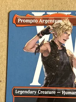 Prompto Argentum - Borderless Near Mint MTG Final Fantasy - Image 4