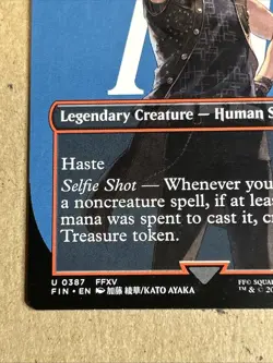 Prompto Argentum - Borderless Near Mint MTG Final Fantasy - Image 5