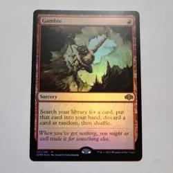 Magic the Gathering - Gamble (Foil) - Dominaria Remastered - NM - Image 1