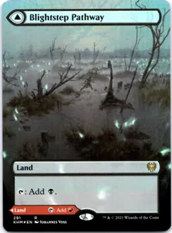 Blightstep Pathway (Borderless) - FOIL - Kaldheim - 291 LP - Image 1