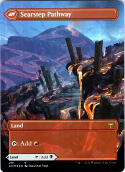 Blightstep Pathway (Borderless) - FOIL - Kaldheim - 291 LP - Image 2