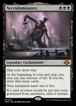 1 x Necrodominance - Foil - Modern Horizons 3 - NM-Mint - MTG - Image 1
