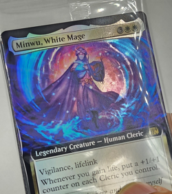 Minwu, White Mage (Extended Art)(FOIL) - FINAL FANTASY #430 Rare SEALED - Image 3