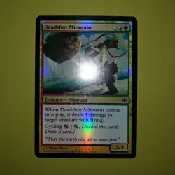 FOIL Deadshot Minotaur x1 Alara Reborn 1x Magic the Gathering MTG - Image 1