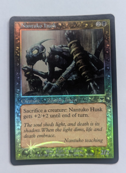 Magic Mtg FOIL Onslaught Nantuko Husk near mint - Image 1