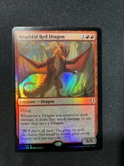 MTG - Wrathful Red Dragon Commander Legends: Battle for Baldur's Gate FOIL - LP - Image 1
