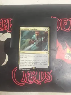 Magic The Gathering Universes Beyond: Fallout "Anguished Unmaking" 0209 RARE NM - Image 1