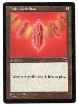 1x Ruby Medallion - Tempest - MTG Single - Image 1