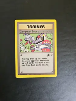 Pokemon TCG Computer Error #16 WOTC Black Star Promo LP - Image 1