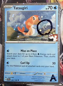 SWIRL Tatsugiri 062/198 Holo Pokemon Prize Pack Scarlet & Violet A - Image 1