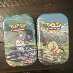 (2) Pokemon TCG: Sinnoh Stars Mini Tins | Piplup + Turtwig - Image 1