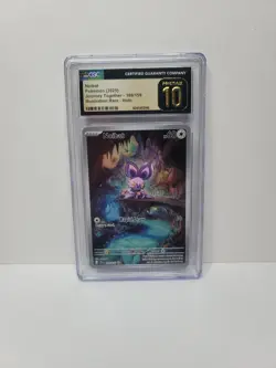 2025 Pokemon Journey Together Noibat Illustration Rare Holo #169 CGC 10 PRISTINE - Image 1