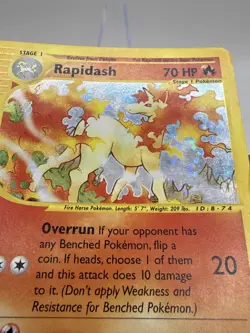 2002 Pokemon TCG - Rapidash 26/165 Expedition Base Set Holo - Image 3