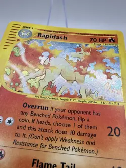 2002 Pokemon TCG - Rapidash 26/165 Expedition Base Set Holo - Image 4