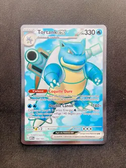 Carte Pokemon Tortank 184/165 FA Full Art Pokemon 151 EV3.5 NEUF - Image 1