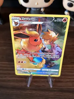 Pokemon TCG Flareon TG01/TG30 Brilliant Stars Trainer Gallery Holo Rare - Image 3