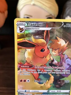 Pokemon TCG Flareon TG01/TG30 Brilliant Stars Trainer Gallery Holo Rare - Image 4
