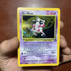 Mr. Mime - Holo - 6/64 Jungle - Pokemon TCG - Vintage 1999 c603 - Image 1