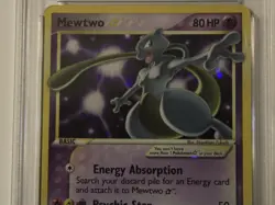 MEWTWO - HOLO 2006 Pokemon Gold Star EX Holon Phantoms #103 (PSA GRADE: VG-EX 4) - Image 3
