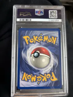 1999 POKEMON JUNGLE 1ST ED #56 MEOWTH PSA 8 - Image 2