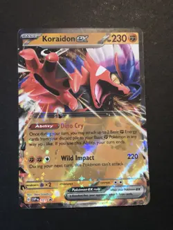 Pokemon TCG Koraidon ex SVP Black Star Promos SVP029 Holo Promo - Image 1