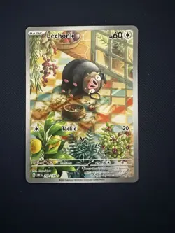 🔥Pokemon TCG SV03: Obsidian Flames Lechonk # 209 / 197 Illustration Rare NM🔥 - Image 1