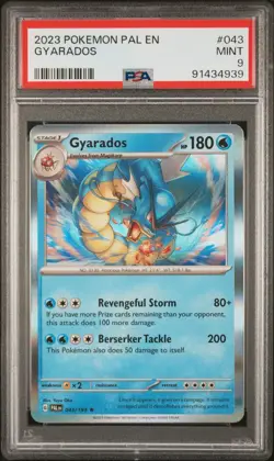 2023 POKEMON PAL EN-PALDEA EVOLVED #043 GYARADOS PSA 9 - Image 1