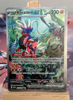 Pokemon TCG Koraidon EX Scarlet Violet Base Set 247/198 Special Illustration NM - Image 1