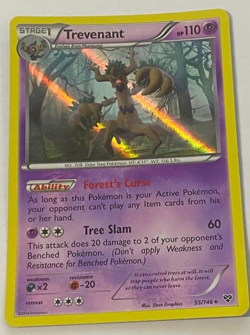 Trevenant - 55/146 - Holo Rare moderatly played Pokemon XY- Base Set - Image 1