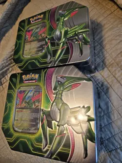Pokemon TCG: Paradox Clash Iron Leaves EX 2 Tin Sealed Bundle - Image 1