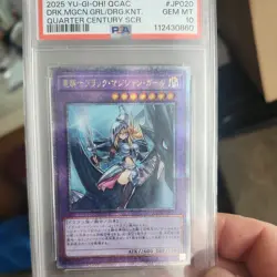 2025 QUARTER CENTURY SECRET RARE DARK MAGICIAN GIRL THE DRAGON KNIGHT PSA 10 - Image 2