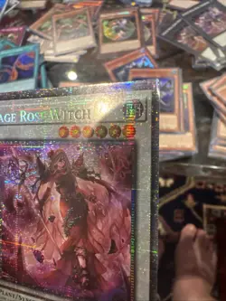 Yu-Gi-Oh! Rage Rose Witch Starlight Rare light scuff on upper right corner - Image 2