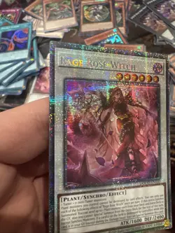Yu-Gi-Oh! Rage Rose Witch Starlight Rare light scuff on upper right corner - Image 3