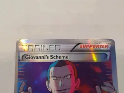 Giovannis Scheme 162/162 XY BREAKthrough Holo Full Art Pokemon TCG Card LP+/NM - Image 2