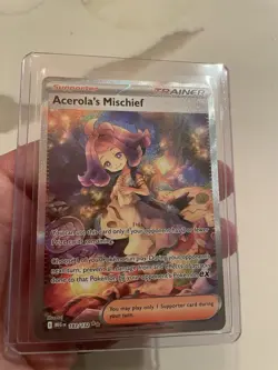 Acerola's Mischief 183/132 Special Illustration Rare Pokemon Card TCG NM - Image 1