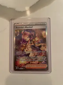 Acerola's Mischief 183/132 Special Illustration Rare Pokemon Card TCG NM - Image 2