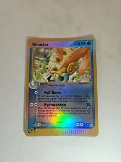 Omastar 19/100 EX Sandstorm Reverse Holo Vintage Pokemon Card - Image 1