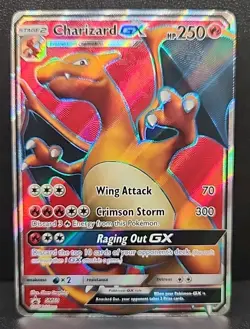 Charizard GX SM60 Sun & Moon Black Star Promo NM Pokemon TCG Card - Image 1