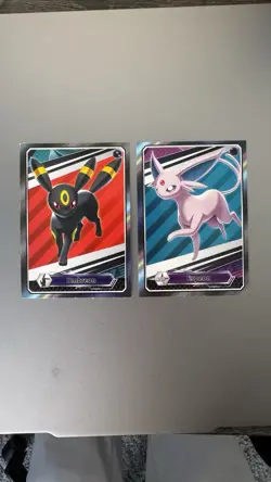 UMBREON And ESPEON - Pokemon Gigamax Cards - 10/50, 09/50 - Image 1