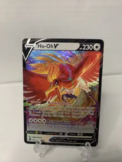 Ho-Oh V 140/195 Prize Pack Series Cards Holo Promo Pokemon Card NM - Image 1