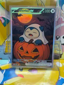 HandMade Per Order PokeTeamLegends Pokemon Card Holo PTL975 Halloween Snorlax - Image 1