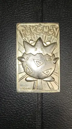1999 Pokemon Togepi 24k Gold Plated Trading Card - Image 1