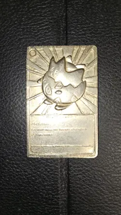 1999 Pokemon Togepi 24k Gold Plated Trading Card - Image 2